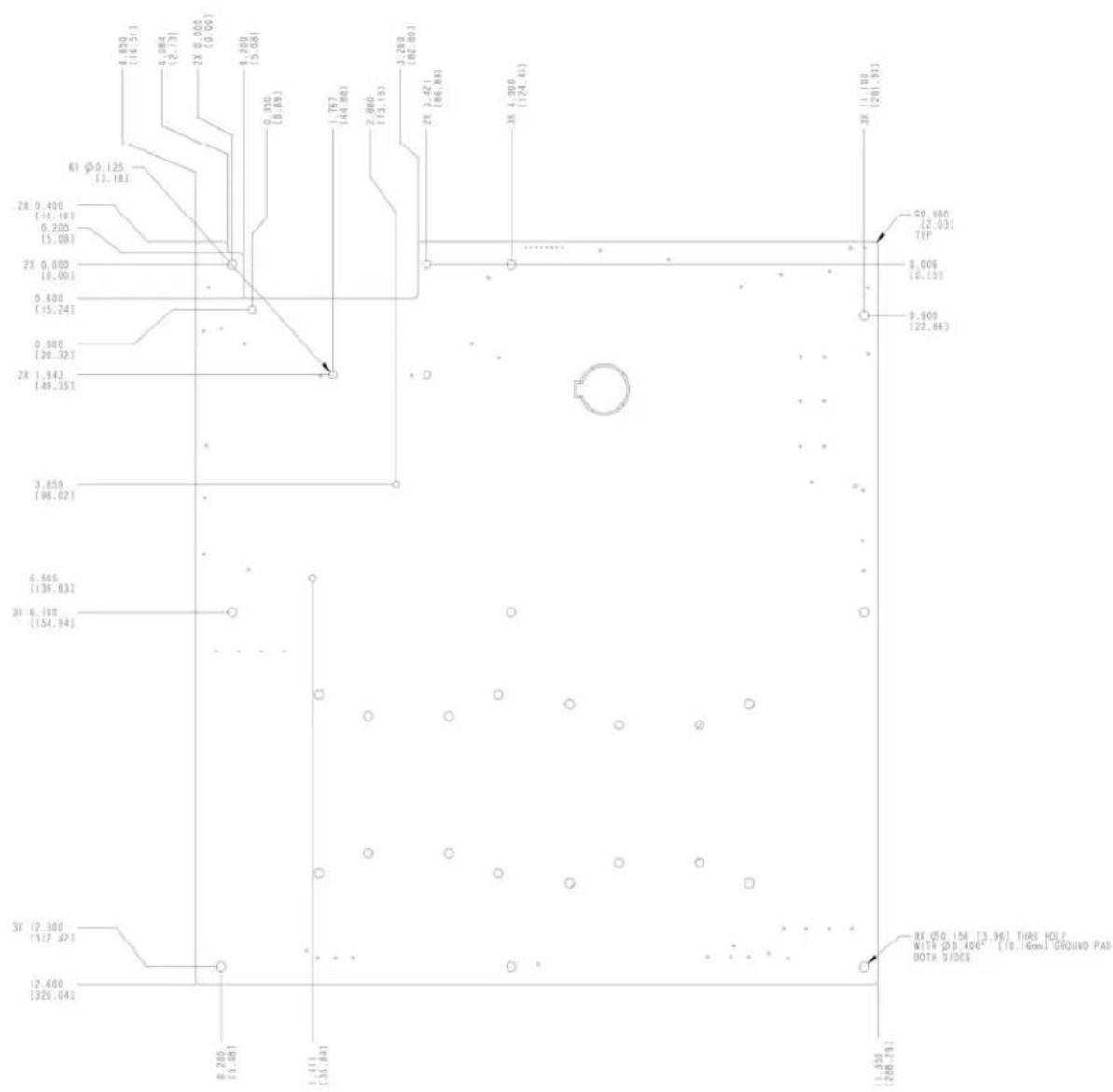 INTEL SR1690WB - Server Board Mechanical Drawings - 1