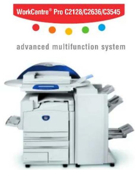 WorkCentre® Pro C2128/C2636/C3545 advanced multifunction system