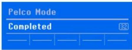 Pelco Mode Completed 32
