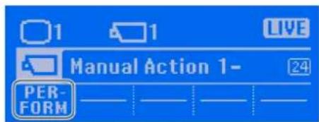 1 1 LIVE Manual Action 1- 24 PER- FORM