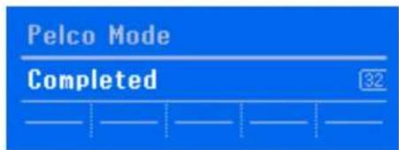 Pelco Mode Completed 32
