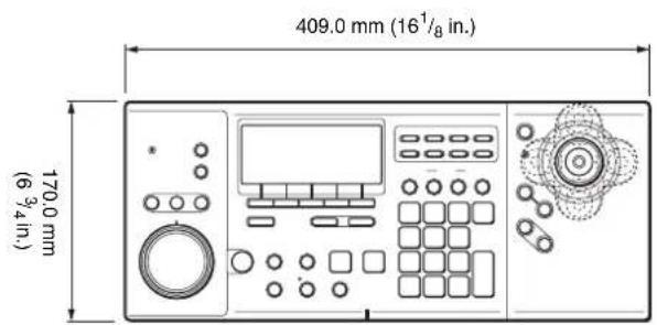 409.0 mm (16¹/₈ in.) 170.0 mm (6 3/4 in.)