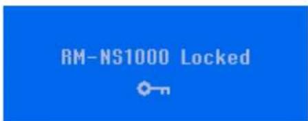 RM-NS1000 Locked