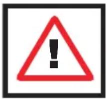 Warning sign with red triangle and exclamation mark, commonly used to indicate a hazard or alert event.