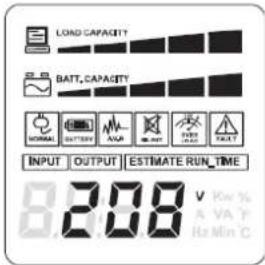 CyberPower PFC Sinewave PR6000LCDRTXL5U - MULTIFUNCTION LCD READOUT - 1