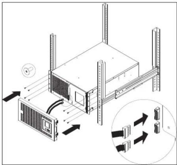 CyberPower PFC Sinewave PR6000LCDRTXL5U - Step 2: Rack mount rail Installation - 3