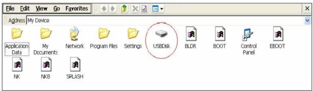 File Edit View Go Favorites Address My Device Application Data My Documents Network Program Files Settings USBDisk BLDR BOOT Control Panel EBOOT NK NK8 SPLASH