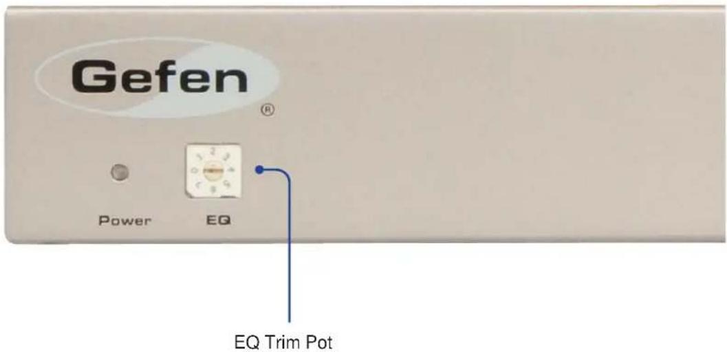 Gefen CAT5-5600HD - Adjusting the Signal Quality - 1