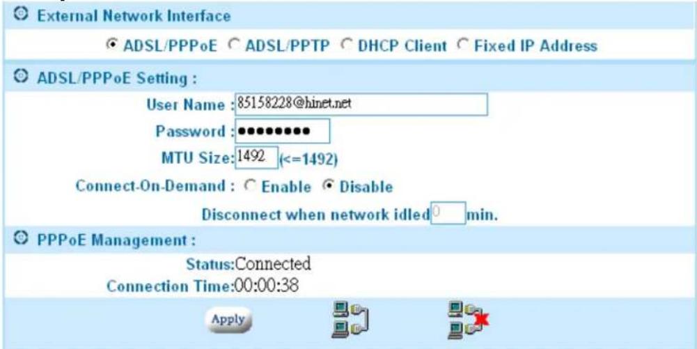 Intellinet 508018 - • Example 3: ADSL Connection - 1