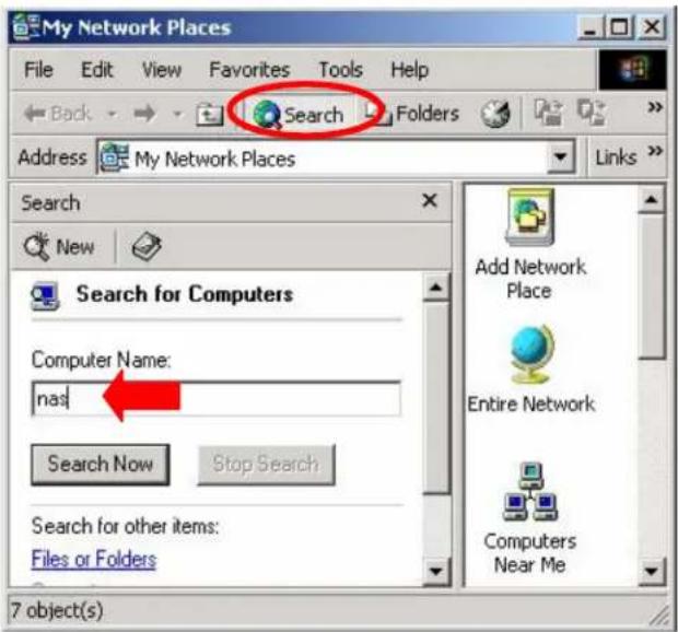 Intellinet 508018 - Searching the Network for the NAS - 1