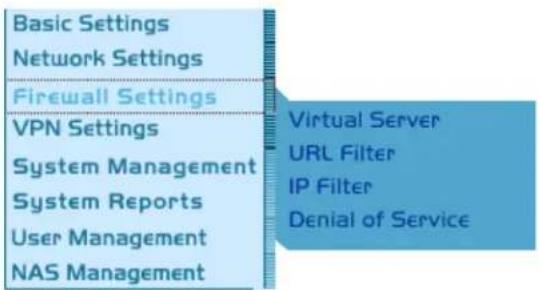 Intellinet 508018 - Firewall Settings - 1