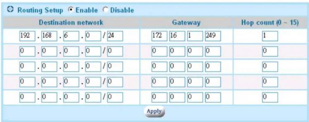 Intellinet 508018 - Route Settings - 1