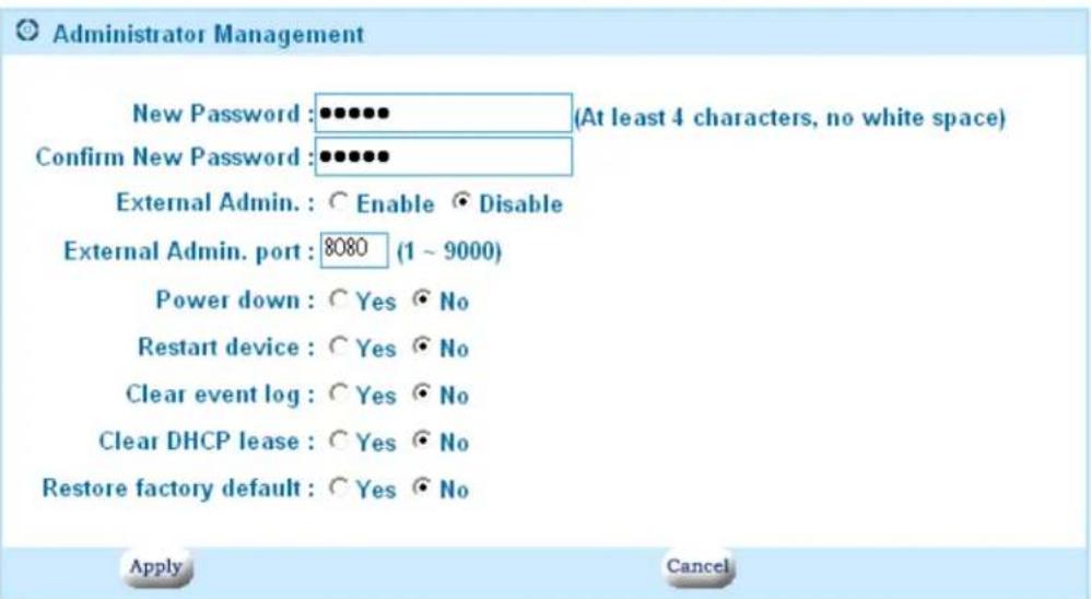 Intellinet 508018 - - Administrator Settings - 1