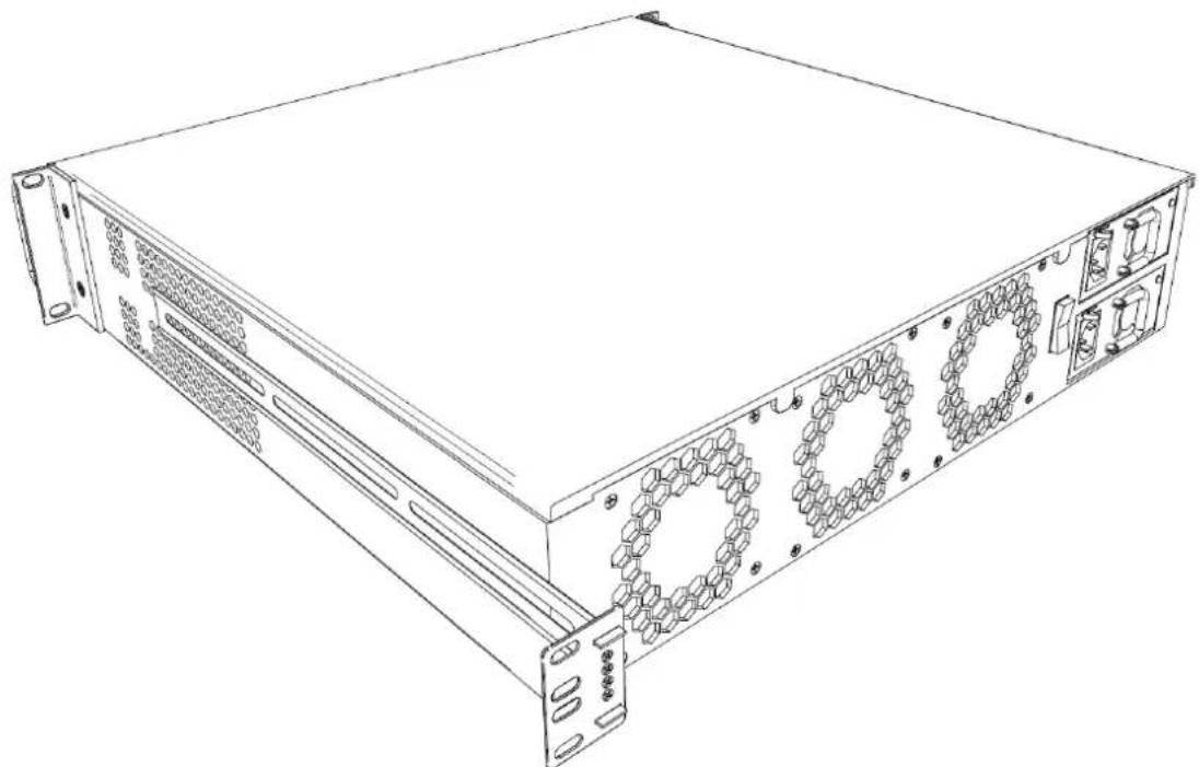 Check Point 12408 - To attach the appliance rails: - 1