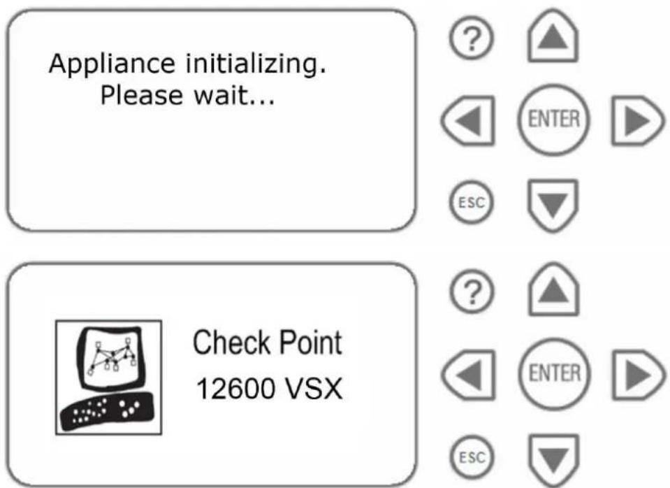 Appliance initializing. Please wait... Check Point 12600 VSX