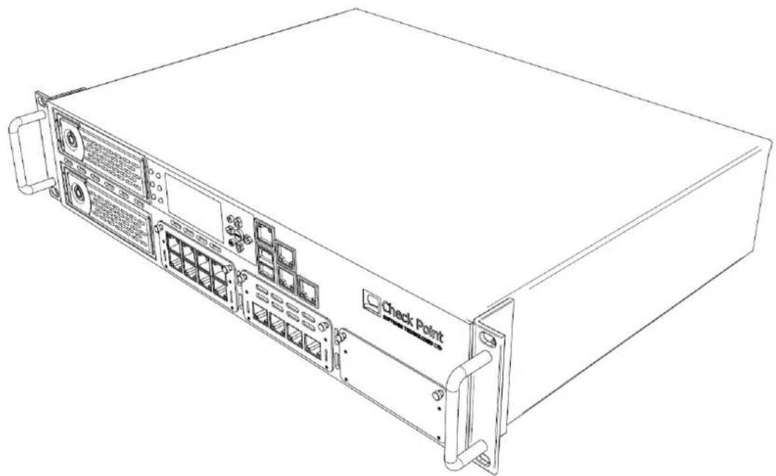 Check Point VSX 12400 BDL - Attaching the Ear Mount Brackets to the Appliance - 1