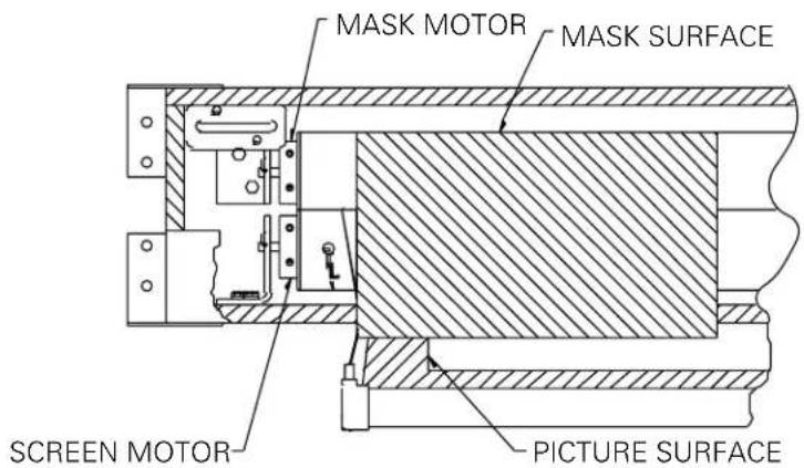 DA-LITE Tensioned Dual Masking Electrol - PRE-INSTALLATION - 2
