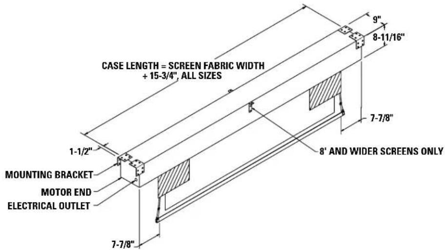 DA-LITE Tensioned Dual Masking Electrol - TENSIONED DUAL MASKING ELECTROL® INSTRUCTIONS - 1