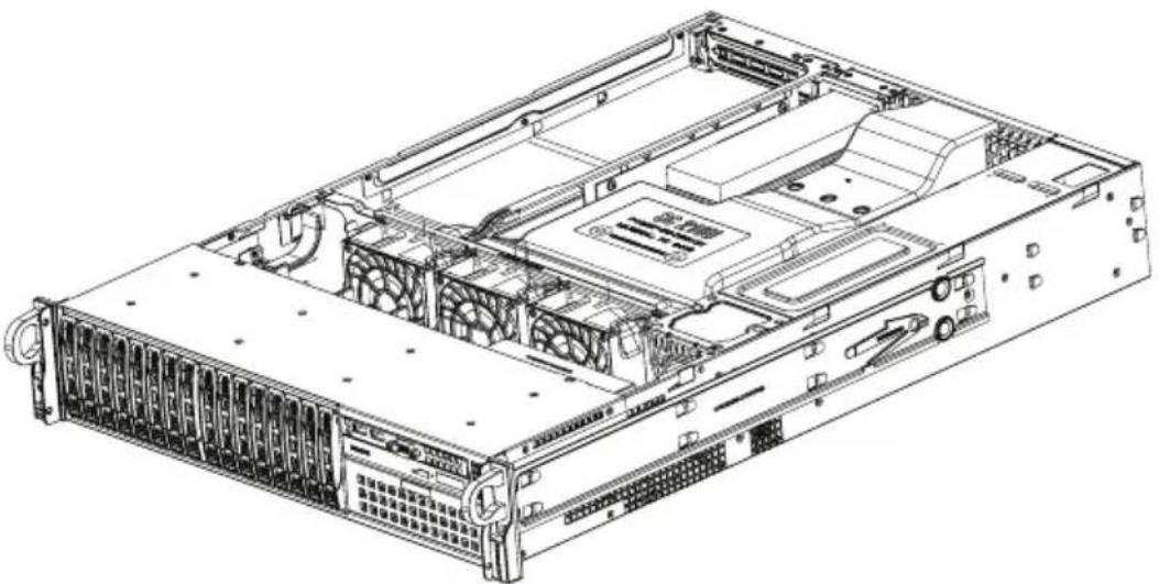 Supermicro SuperChassis 213LT-600LPB - Installing Riser Cards and Add-on Cards in UIO Models - 1