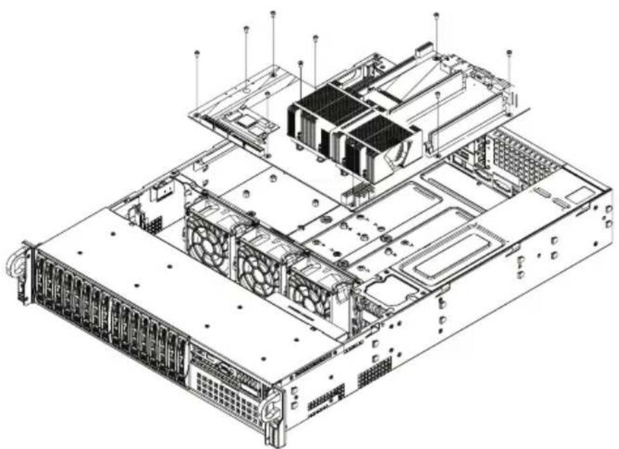 Supermicro SuperChassis 213LT-600LPB - Installing the Motherboard - 2