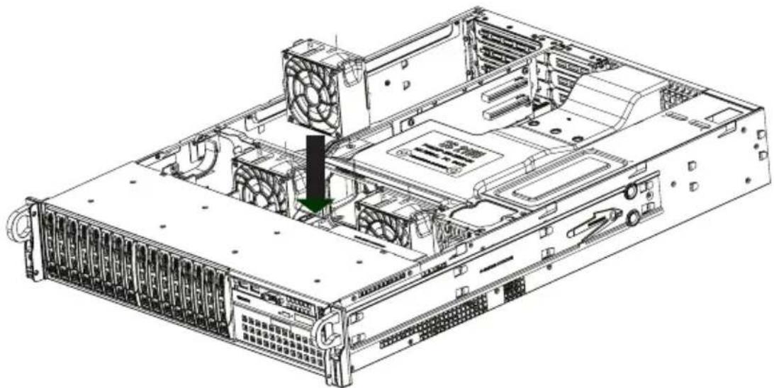 Supermicro SuperChassis 213LT-600LPB - Replacing a System Fan - 2