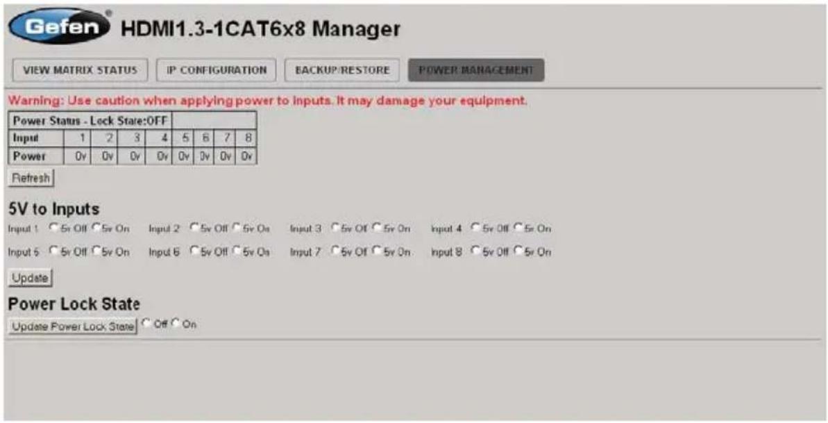 Gefen EXT-HDMI1.3-CAT6-8X - POWER MANAGEMENT - 1