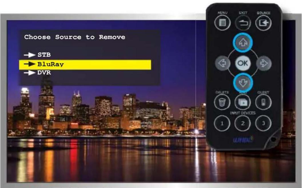 Gefen GTV-WHD-1080P-LR-BLK - Deleting Sources - 3