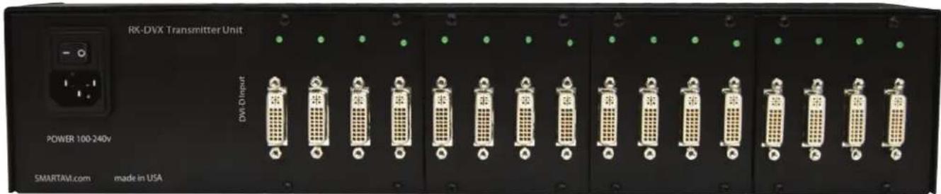Smart-AVI RK-DVX-RX4S - Installation Diagram Three - Rack to Rack - 3