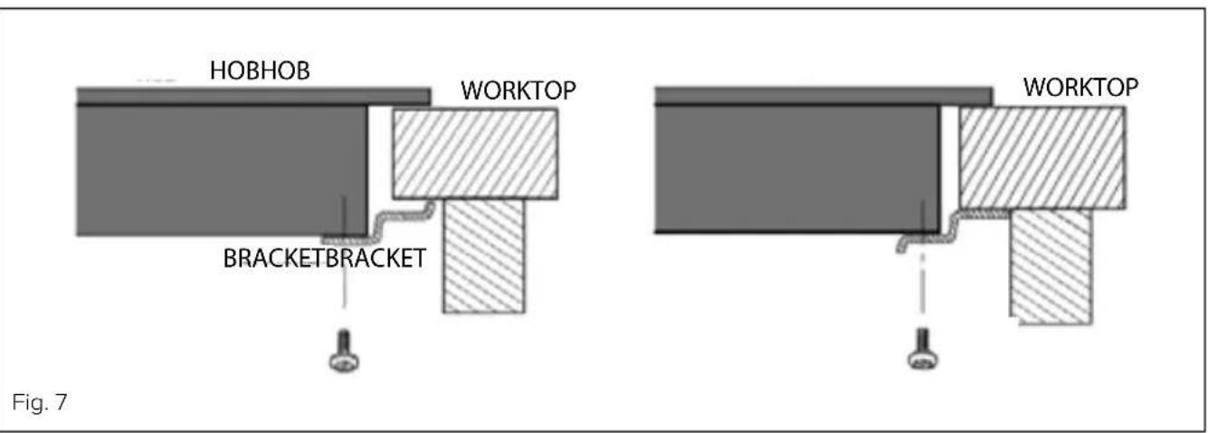 CDA HC9620 - How to install the hob: - 4