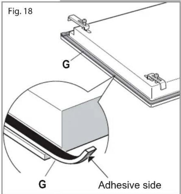 CDA HVG96 - Fastening the Cooktop - 1