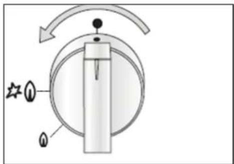 BAUMATIC BCG925SS - Cooking zone selection dial - 1