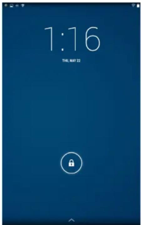 DELL Venue 3000 3840 - Locking and unlocking your tablet - 1