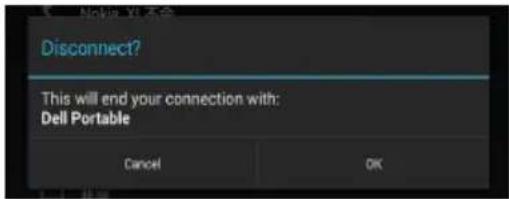 DELL Venue 3000 3840 - Ending a Bluetooth connection - 2