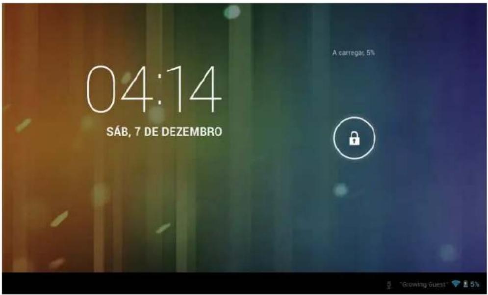 04:14 SÁB, 7 DE DEZEMBRO A carregar, 5% "Growing Guest" 5%