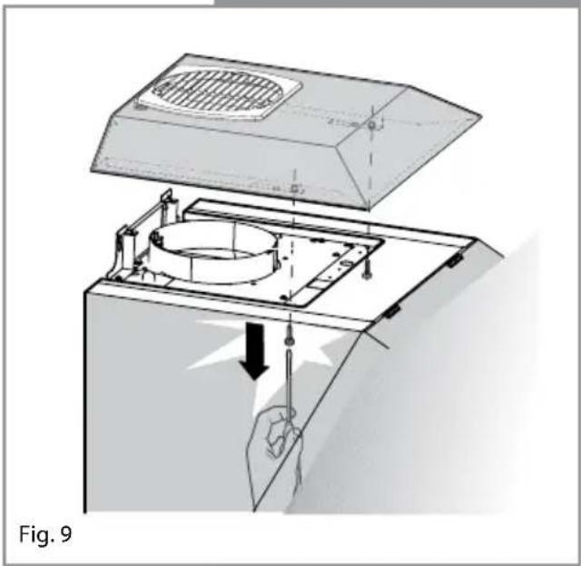 CDA EVM9SS - Fitting your extractor to the wall - 1