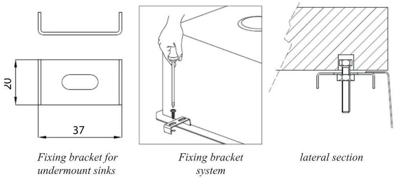 Foster 2303 890 - Undermount installation - 1