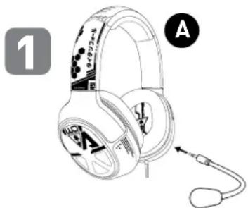 TURTLE BEACH ZBX0HW69804 - Xbox 360 E RCA Connections - 2