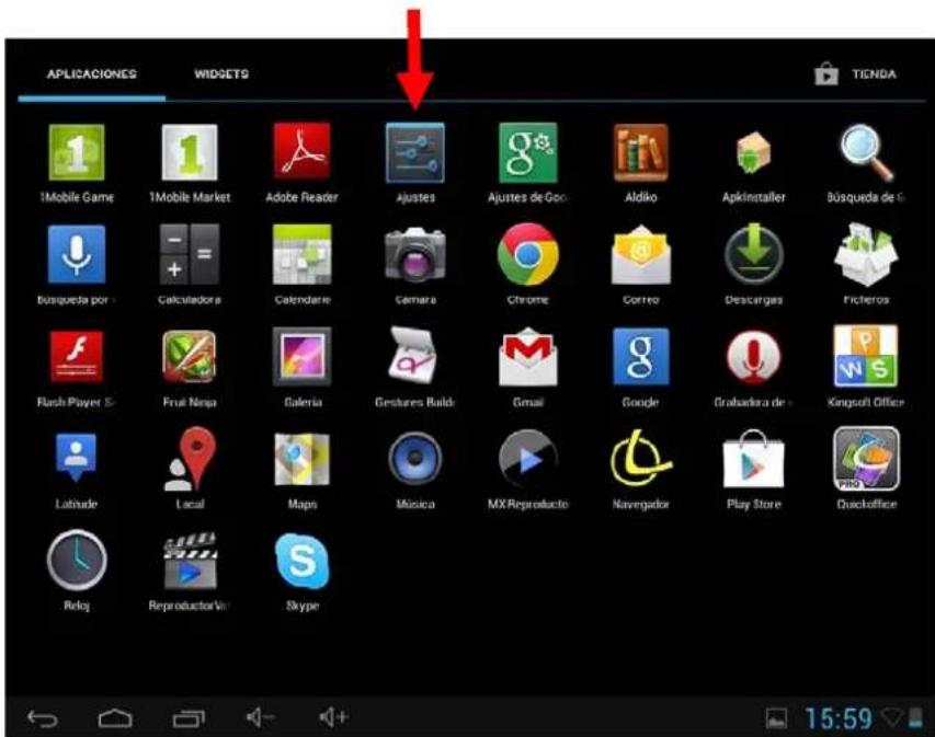 APPLICACIONES WIDGETS TIENDA 1Mobile Game 1Mobile Market Adobe Reader Ajustes Ajustes de Goo Aldiko Apikinstaller Búsqueda de G Busqueda por Calculadora Calendario Garena Chrome Correo Descargas Ficheros Flash Player 5 Fruit Ninja Galeria Grobres Bold Email Goioje Grabadora de Kingsoft Office Latitude Local Maps Música MX Reproducto Navigador Play Store Quickoffice Relog Reproductor Vin Skype