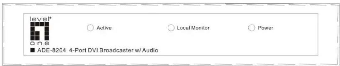 LEVELONE ADE-8011 - ADE-8204 4-Port DVI Broadcaster w/ Audio - 1