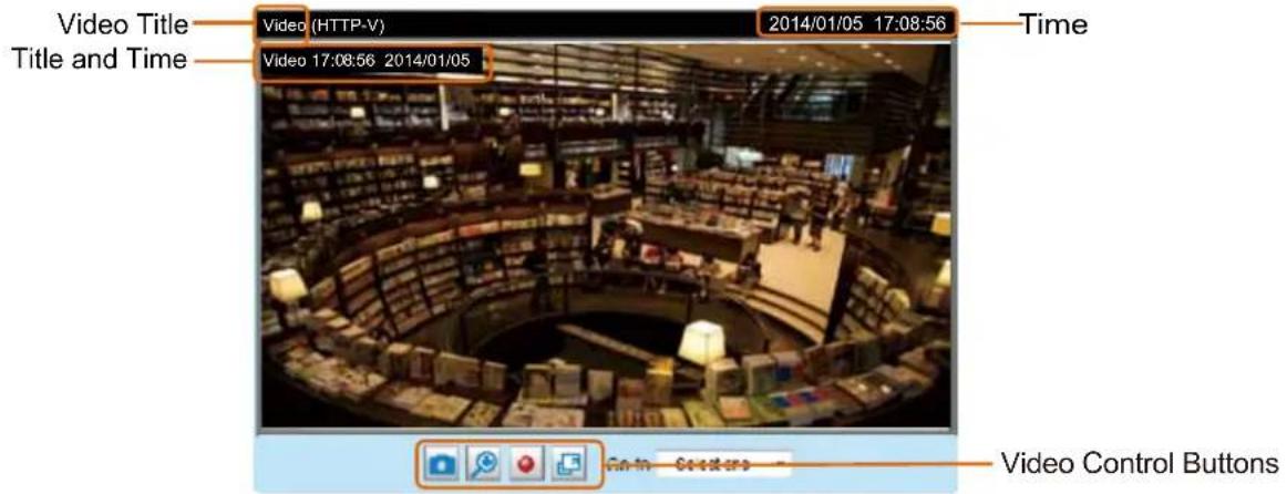 Video Title Title and Time Video (HTTP-V) 2014/01/05 17:08:56 Video 17:08:56 2014/01/05 Time Video Control Buttons