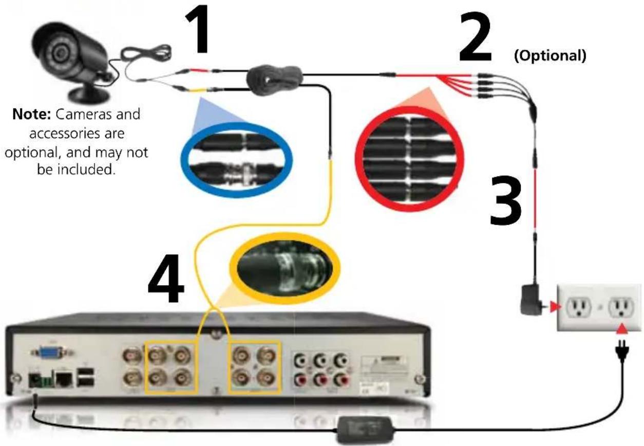 SWANN SWDVK-825508C - Connecting Cameras - 1