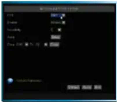 SWANN SWDVK-825508C - The MOTION DETECTION menu - 1