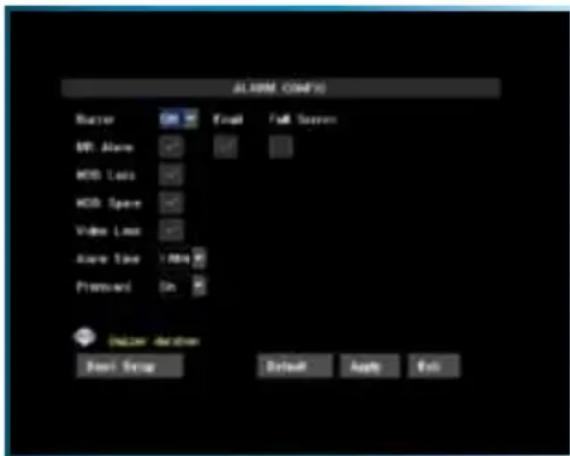 SWANN SWDVK-825508C - PTZ Setup Menu - 2