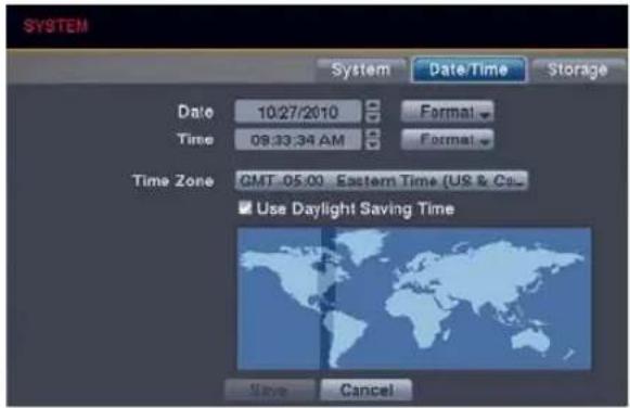 REVO R84D2FB4F-1T - Date/Time Settings (SYSTEM → Date/Time Tab) - 1