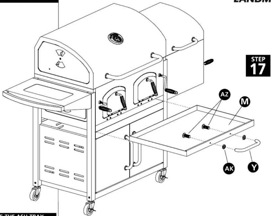 LANDMANN Bravo Premium 591320 - BRAVO CHARCOAL GRILL ASSEMBLY INSTRUCTIONS - 1