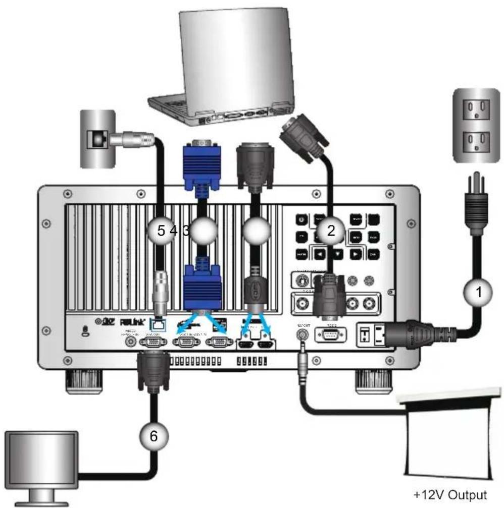5 4 3 2 6 +12V Output