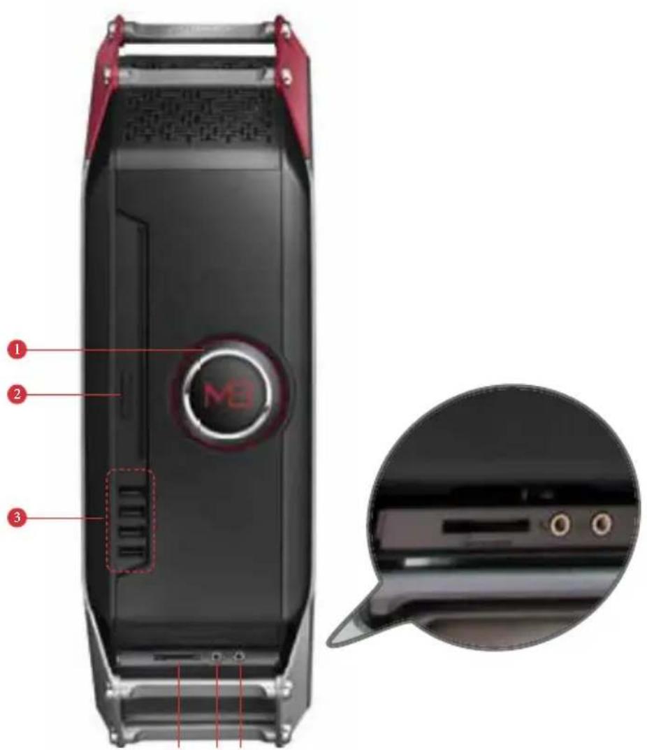ASROCK PBASR-M8-D45 - Vista frontal - 1