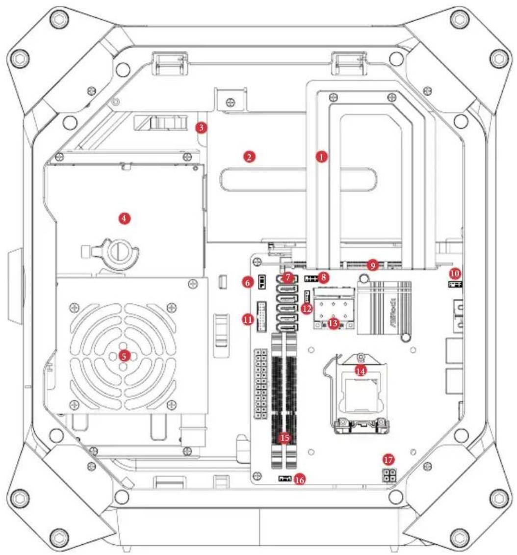 ASROCK PBASR-M8-D45 - Vista interna - 1