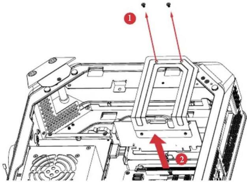 ASROCK PBASR-M8-D45 - Removing the Riser Card - 1