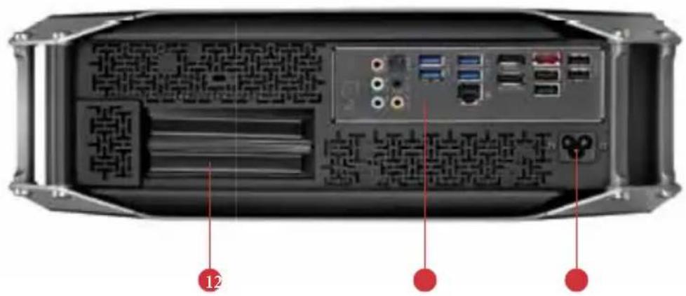 ASROCK PBASR-M8-D45 - Veduta posteriore - 1